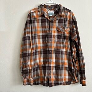 Columbia Men’s Plaid Long Sleeve Shirt | size XL